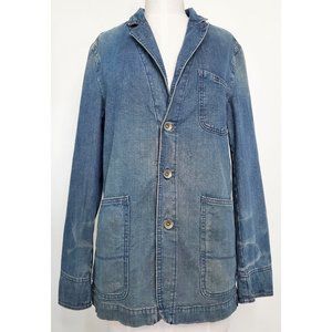 GAP Mens 1969 Denim Chore Jacket Retro Workwear Frenchwork Jean Workers M